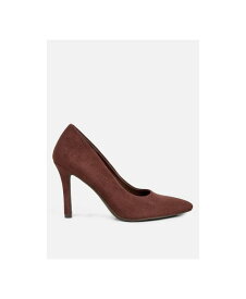 【送料無料】 ロンドンラグ レディース パンプス シューズ Women gilmore suede formal stiletto pumps Brown