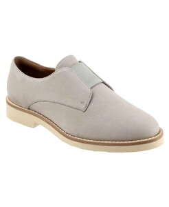 �\�t�g�E�H�[�N ���f�B�[�X �V���[�Y �p���v�X SoftWalk Wexford Flat Mid grey nubuck �O���[