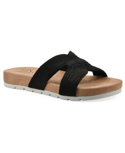 NtoCzCg}Ee fB[X V[Y T_ Cliffs by White Mountain Women's Tindra Slip-On Sandals Black Raffia ubN