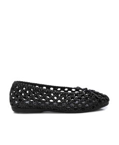 �L�V�^�C ���f�B�[�X �V���[�Y �p���v�X Women's Braided Ballet Flats By XTI Black �u���b�N