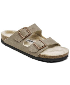 rPVgbN fB[X V[Y Xj[J[ T_ Birkenstock Women's Arizona Shearling Synthetic Sandals from Finish Line Desert Dust
