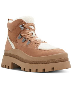 �A���h ���f�B�[�X �V���[�Y �u�[�c�E���C���u�[�c �A���N�� �u�[�c ���[�X ALDO Women's Cozettia Lace-Up Lug Sole Ankle Booties Copper