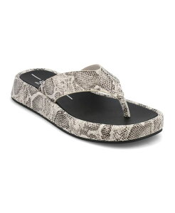 yz ~A fB[X T_ V[Y Women's Pamelia Thong Round Toe Sandals Beige Multi