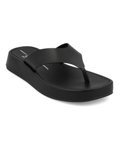 �~�A ���f�B�[�X �V���[�Y �T���_�� MIA Women's Pamelia Thong Round Toe Sandals Black �u���b�N