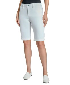 【送料無料】 ジョーンズニューヨーク レディース ハーフパンツ・ショーツ ボトムス Petite Lexington Bermuda Jean Shorts Soft White