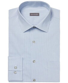 ヴァンハウセン メンズ シャツ トップス Men's Stain Shield Regular Fit Stretch Dress Shirt Blue Silver