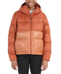 }[bg fB[X AE^[ WPbgEu] R[g _E Marmot Women's Guides Hooded Zip-Front Down Coat Auburn/Sunburn