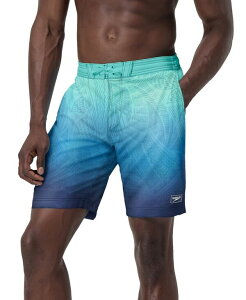 Xs[h Y  n[tpcEV[c V[gpc Speedo Men's Island Flow Bondi Basin Ombre Drawstring 9 Boardshorts Turkish Sea