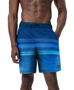 �X�s�[�h �����Y ���� �n�[�t�p���c�E�V���[�c �V���[�g�p���c Speedo Men's Onshore Bondi Basin Ombre Stripe Drawstring 9 Boardshorts Turkish Sea �X�g���C�v