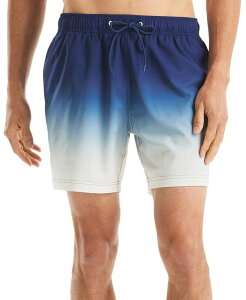 iEeBJ Y  n[tpcEV[c  XC/T[t Blue Depths Nautica Beach Boys x Men's Quick-Dry Gradient Swim Trunks