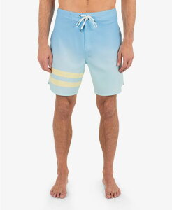 �n�[���[ �����Y ���� �n�[�t�p���c�E�V���[�c �V���[�g�p���c Hurley Men's Phantom Block Party 18 Boardshorts Blue dream �u���[