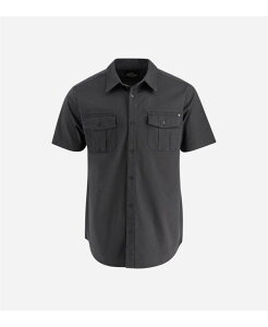 �\���O�b�h �����Y �g�b�v�X �V���c Thorogood Men's Short Sleeve Utility Button Up Shirt Forged iron