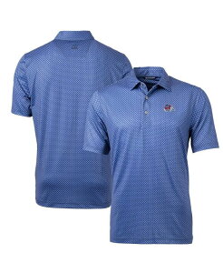 Jb^[AhobN Y gbvX |Vc vg Cutter & Buck Men's Fresno State Bulldogs Pike Banner Print Polo Navy lCr[