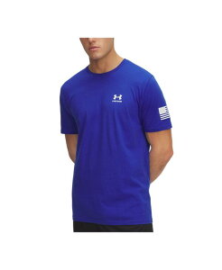 A_[A[}[ Y gbvX TVc S Under Armour Men's Freedom Flag Logo T-Shirt Royal / / White zCg