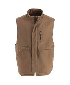 \Obh Y gbvX xXg Thorogood Men's Heritage Stone Washed Canvas Vest Otter Xg[