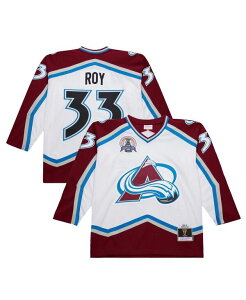 yz ~b`F&lX Y Vc gbvX Men's Patrick Roy White Colorado Avalanche 2000-01 Power Play Jersey White