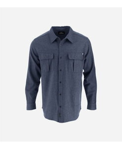 �\���O�b�h �����Y �g�b�v�X �V���c �g�[�� Thorogood Big & Tall Heavyweight Brushed Button Up Shirt Pageant blue melange �u���[