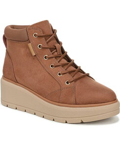 hN^[EV[ fB[X V[Y u[cECu[c Dr. Scholl's Women's Nice Day Max Alpine Wedge Water Resistant Booties Honey Brown Microfiber uE