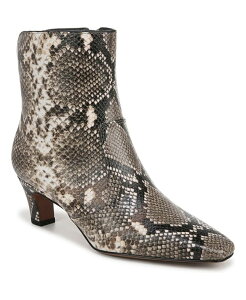 �t�����R�T���g ���f�B�[�X �V���[�Y �u�[�c�E���C���u�[�c �q�[�� Franco Sarto Women �f s Alexandria Snipped Toe Kitten Heel Booties Grey Snake Print Faux Leather �O���[