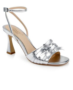 �W���E�F���_�O���C�~�V���J ���f�B�[�X �V���[�Y �T���_�� Jewel Badgley Mischka Women's Flory Dress Sandals Silver Metallic �V���o�[