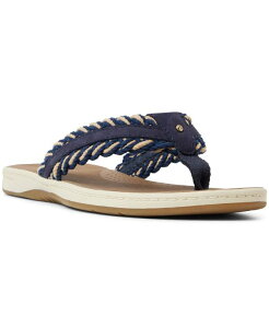 Xy[ fB[X V[Y T_ Sperry Women's Pony Fish Thong Slip-On Sandals Navy lCr[