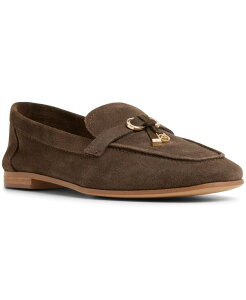 �A���h ���f�B�[�X �V���[�Y �p���v�X ���[�t�@�[ ALDO Women's Ybilide Tassel Loafers Dark Green Suede �O���[��