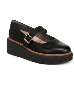 hN^[EV[ fB[X V[Y pvX vbgtH[ [t@[ Dr. Scholl's Women's Nice Day Max Mary Jane Platform Loafer Black Faux Leather ubN