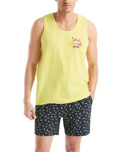 yz iEeBJ Y TVc gbvX JAWS x Men's Classic-Fit Graphic Tank Knot Yellow