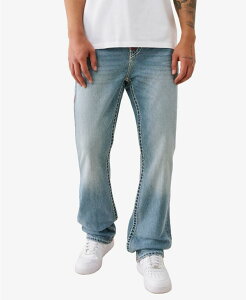 gD[W Y {gX fjpc bV W[Y True Religion Men's Ricky Super T Mesh Flap Jeans Desperado light wash