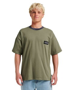 �N�C�b�N�V���o�[ �����Y �g�b�v�X T�V���c Quiksilver Men's Mercury Ringer Short Sleeve T-Shirt Dusty olive �I���[�u