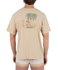 �n�[���[ �����Y �g�b�v�X T�V���c Hurley Men's Mahalo Short Sleeve T-Shirt Hazelnut