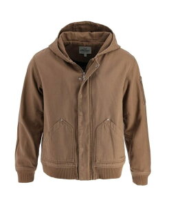 �\���O�b�h �����Y �A�E�^�[ �W���P�b�g�E�u���]�� �g�[�� �W���P�b�g Thorogood Big & Tall Heritage Stone Washed Canvas Hooded Bomber Jacket Otter �X�g�[��