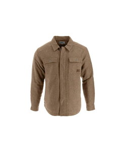 \Obh Y AE^[ WPbgEu] g[ Vc WPbg Thorogood Big & Tall Merrill Heavyweight Berber Lined Shirt Jacket Otter melange