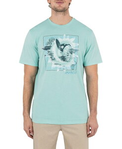 �n�[���[ �����Y �g�b�v�X T�V���c Hurley Men's Slash Short Sleeve T-Shirt Tropical mist heather �w�U�[