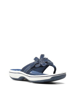 N[NX fB[X V[Y T_ Clarks Women's Cloudsteppers Brinkley Flora Sandals Navy