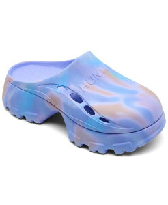n^[ fB[X V[Y Xj[J[ T_ Hunter Women's Bryce Slip-on Closed Toe Casual Clog Sandals from Finish Line Medium Purple p[v