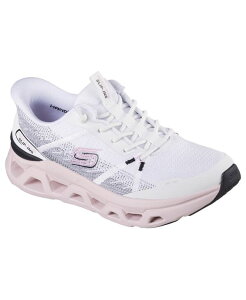 XPb`[Y fB[X V[Y Xj[J[ Skechers Women's Slip-Ins: Glide-Step Altus Fast Lane Athletic Walking Sneakers White Black Pink zCg
