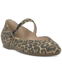 yz bL[uh fB[X pvX V[Y Women's Cyrena Mary Jane Ballet Flats Beige Leopard Canvas