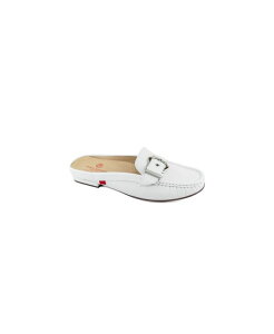 }[NWZtj[[N fB[X V[Y T_ Marc Joseph New York Womens Slip On Barbara St Buckle Mule White napa zCg