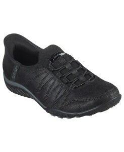 XPb`[Y fB[X V[Y Xj[J[ Skechers Women's Slip-Ins Breathe Easy Slip-On Walking Sneakers from Finish Line Black ubN