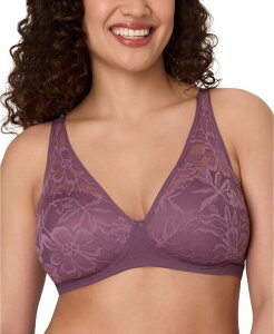 �o�� ���f�B�[�X �g�b�v�X T�V���c Bali Women's Breathe Wireless T-Shirt Bra DF7594 Currant Purple �p�[�v��