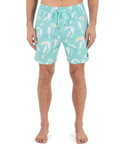 �n�[���[ �����Y ���� �n�[�t�p���c�E�V���[�c �V���[�g�p���c Hurley Men's Cannonball Volley Boardshorts Tropical mist 5