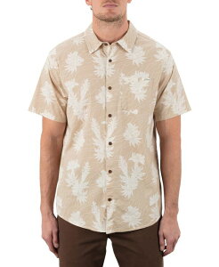 �n�[���[ �����Y �g�b�v�X �V���c Hurley Men's Lido Stretch Short Sleeve Shirt Hazelnut