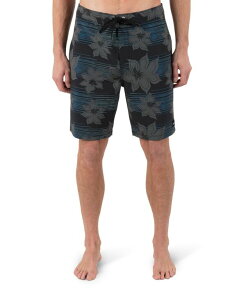 �n�[���[ �����Y ���� �n�[�t�p���c�E�V���[�c �V���[�g�p���c Hurley Men's Weekender 20 Boardshorts Black 2 �u���b�N