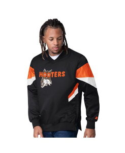 【送料無料】 スターター メンズ ジャケット・ブルゾン アウター Men's Black Chase Elliott Hooters Striker I V-Neck Pullover Jacket Black
