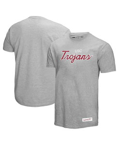 �~�b�`�F��&�l�X �����Y �g�b�v�X T�V���c Mitchell & Ness Men's Gray USC Trojans Elite Script T-Shirt Gray �O���[