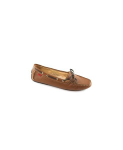 �}�[�N�W���Z�t�j���[���[�N ���f�B�[�X �V���[�Y �p���v�X ���[�t�@�[ Marc Joseph New York Womens Cypress Hill Tiebow Driver Loafer Cognac napa