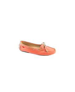 �}�[�N�W���Z�t�j���[���[�N ���f�B�[�X �V���[�Y �p���v�X ���[�t�@�[ Marc Joseph New York Womens Cypress Hill Tiebow Driver Loafer Coral napa �R�[����