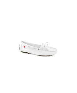 �}�[�N�W���Z�t�j���[���[�N ���f�B�[�X �V���[�Y �p���v�X ���[�t�@�[ Marc Joseph New York Womens Cypress Hill Tiebow Driver Loafer White snake �z���C�g