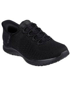 XPb`[Y fB[X V[Y Xj[J[ Skechers Women's Slip-ins Work Slip-Resistant: Virtue - Valsea Work Sneakers from Finish Line Black ubN